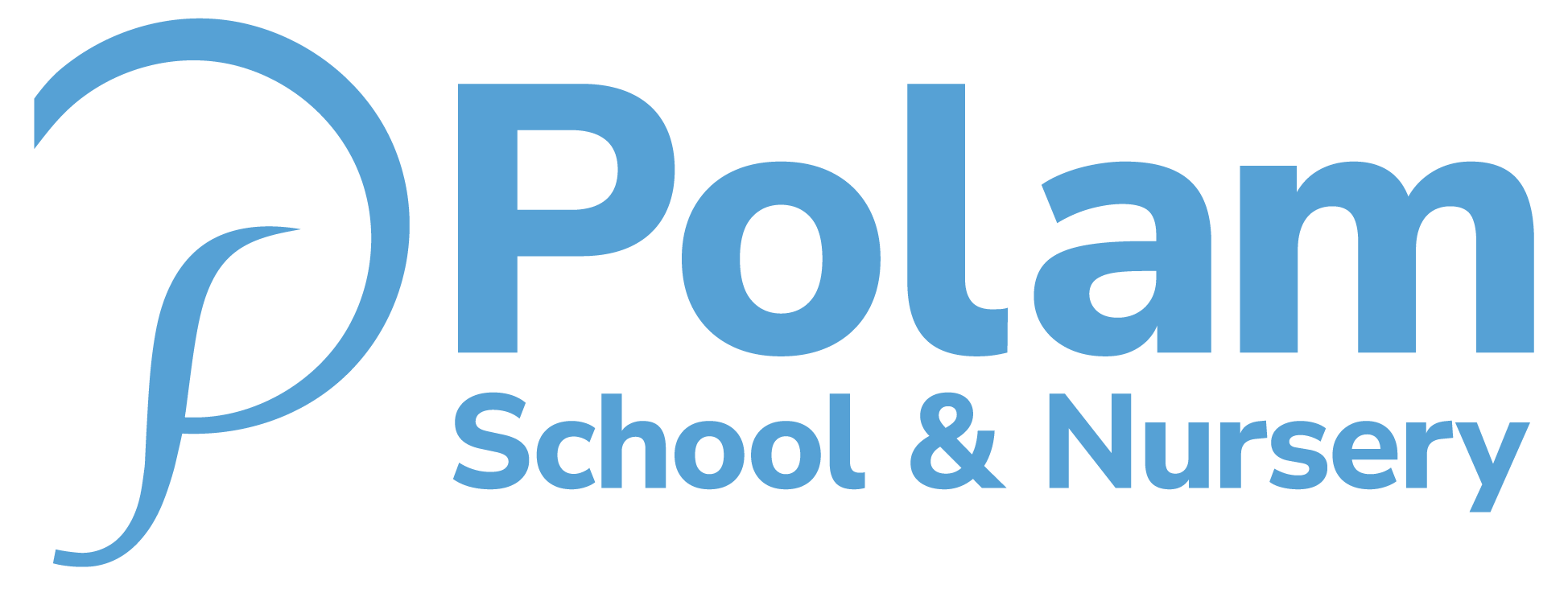 Polam School logo in Blue