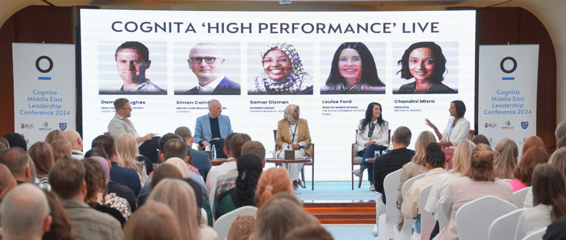 Cognita Middle East Leadership Conference - stage of speakers